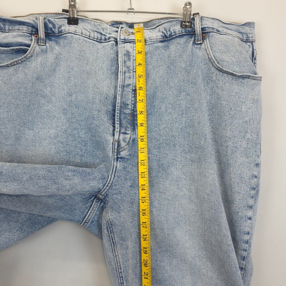 Old Navy Acid Wash Button Fly Jeans Raw Hem Women 29 High Rise Stretch Blue - Picture 4 of 11